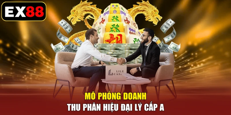 Mô phỏng doanh thu phân hiệu đại lý cấp A